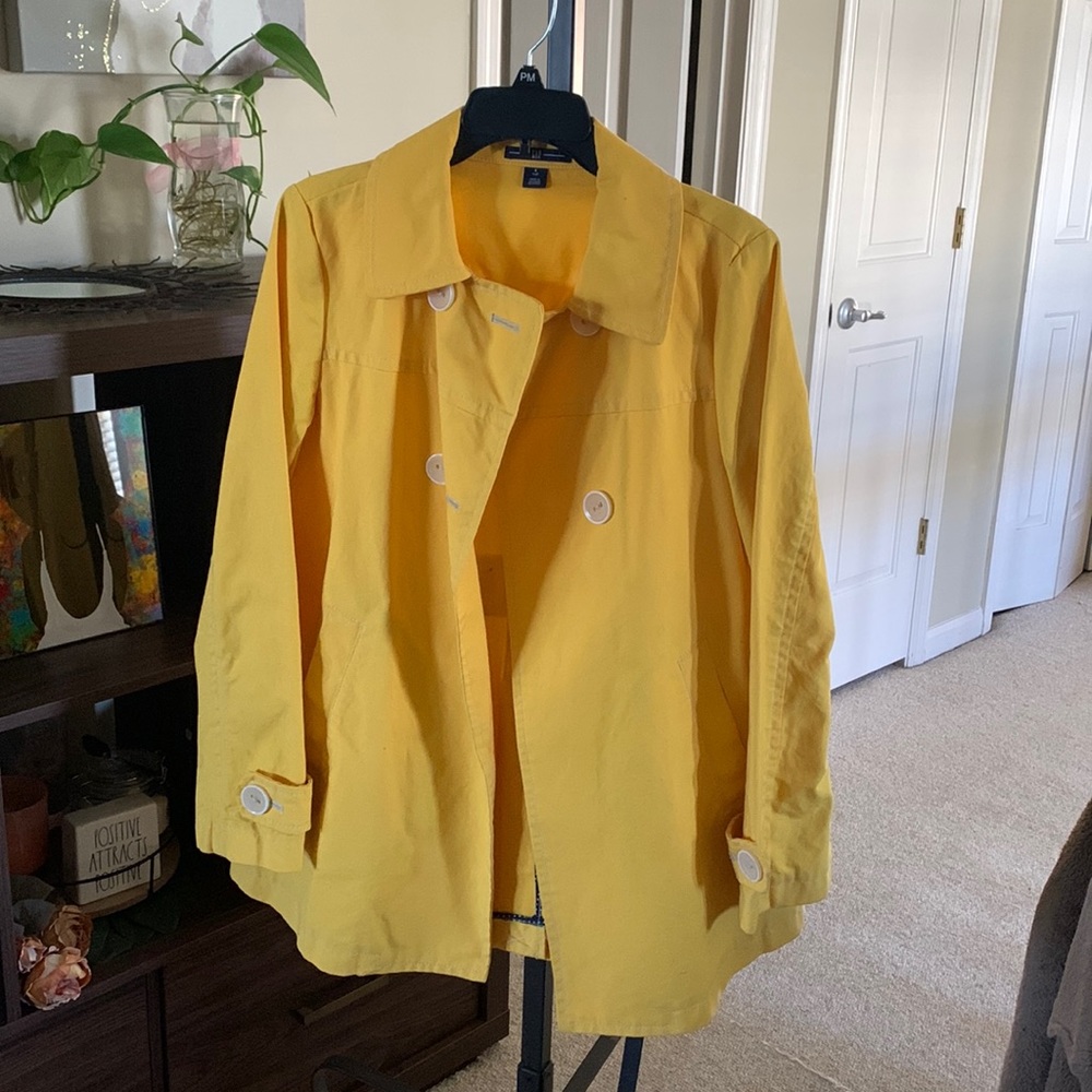 TALL SMALL Yellow Gap jacket with pockets